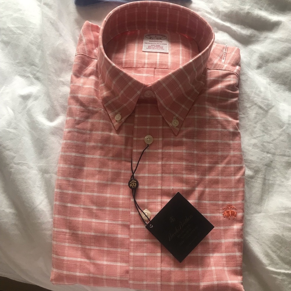 Brook Brothers Men’s Non Iron Madison Polo Shirt